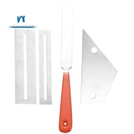 Stainless Steel Guitar Fret File+Fret Rocker Level+Fingerboard Protector Guitar Luthier Tool
