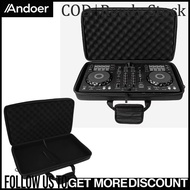 Andoer DJ Mixer Carrying Case สีดำ DJ Controller กรณีซิปปิดสำหรับ DDJ-SB2 DDJ-SB3