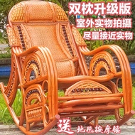 HY-6/Real Rattan Rocking Chair High-End Recliner Rattan Durable Nap Chair for Middle-Aged and Elderly Adults Reclining L