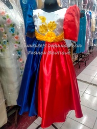Filipiniana Mestiza Costume Flag Inspired For Kids