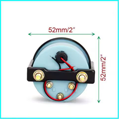 12V 52mm Water temperature Oil Temperature Gauge Oil Press kg Gauge with 1/8NPT Sensors 2" 52mm Car