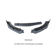 Car Front Bumper Lip Chin Spoiler Splitter Diffuser For MG5 2021 Bodykit Protection Guard Deflector 