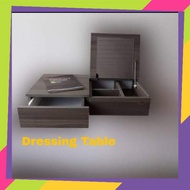 Ready Stock DIY Wall Shelf with drawer/Customized Dressing Table/Meja Solek / Dressing table with br