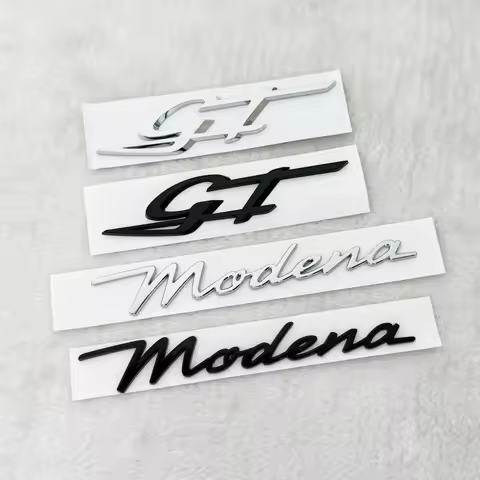 Coche 3D ABS GT Logo insignia emblema calcomanías pegatina para Maserati Levante Quattroporte Ghibli