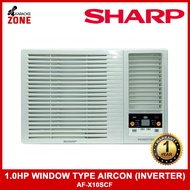 Sharp Aircon / Sharp AF-X10SCF 1.0hp Window Type Aircon (Inverter) /  Sharp Inverter Aircon