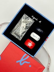 100% NEW Agnes b Ceramic Rings Set with necklace in Gift Box/ 全新 Agnes b 陶瓷戒指 頸鏈 套 裝 連禮盒