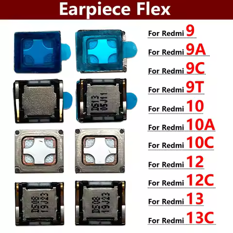 Front Top Earpiece Earphone Ear Speaker Sound Receiver For Xiaomi Redmi 9 9A 9C 9T 10 10A 10C 12 12C
