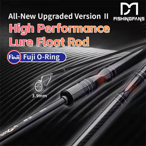 FISHINGFANS ORCA LH2D CARBON HANDLE BIG TIP GUIDE FUJI O GUIDE GALATAMA CARP BASS SPINNING 6' 8' L M
