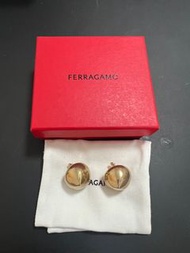 Ferragamo Gold Clip-On Earrings 全新耳環夾