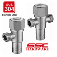 Stainless steel Angle Valve SUS304 2 way / 1 Way Angle Valve 1/2 inches Two way or One Way Angle Valve