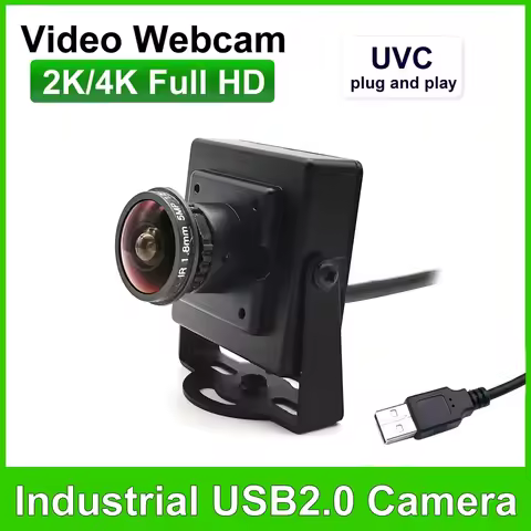 160/120 Degree Wide Angle HD 4K 8MP Mini USB Webcam 30fps High Speed 2K 4MP Usb Camera With 1.8mm/2.