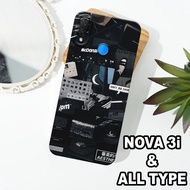 G30 - HUAWEI NOVA 3i Silicone - HUAWEI NOVA 3i pro camera Softcase - AESTHETIC Motif - Flexible rubb
