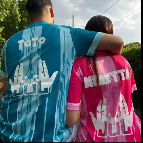JUL Maillot TOTO Et Ninetta Jersey Men's And Women Trendy Rap Culture Print T-shirt Breathable Train