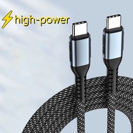 USB Type C Fast Charging PD 100W Charger Cable 2M