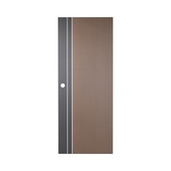ECO DOOR ประตู UPVC ภายใน 80x200 ซม. รุ่น PX (เจาะ) |BAN|