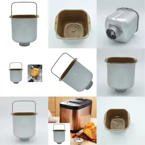 Square Bread Machine Liner Mixing Bread Bucket Bread Machine Replacement Bucket X9FE