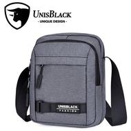 UnisBlack Beg Silang Lelaki , Beg Tepi ,Men Sling Bag , Shoulder Bag Men , Beg silang Lelaki , Beg L