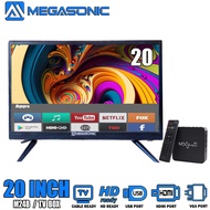 COD MEGASONIC M97-LED24B + Smart TV BOX Screen 20 Inch LED TV 24