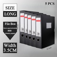 A4/Long Document Box Bond Paper Organizers File Box File Storage School Office Supplies