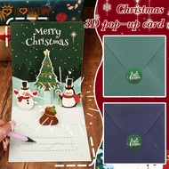 [ Merry Chrostmas ] Magic Christmas Pop-Up Card | 3D Snowflake & Tree Design, Thick Eco-Friendly Car