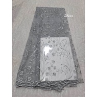 ✅ [ TERBARU ] Kain Tile Akar Mutiara / Kain Brokat Meteran / Kain Tile Meteran Mewah / Kain Brokat P