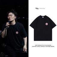男生衣服 潮牌 t shirt 男 2025 Konsert Eason Chan di Beijing dengan t-shirt eason di sekitar kipas lengan pe