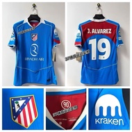 2526 Atletico Madrid 2 away jersey No. 19 Alvarez jersey 7 G2526 Horse Competition Two Away jersey N