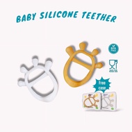 Giraffe Teether Bracelet + Case Giraffe-Style Baby Teether BPA-Free Baby Teether Bracelet