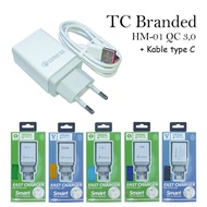 HP TC CHARGER 1A HM-01 USB TYPE C CHARGER/ TYPE C CABLEhp