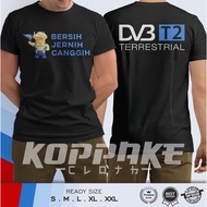 Terrestrial DVB T2 T-Shirt Digital TV ModiMaskot v2 Company Clothing