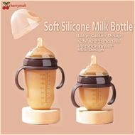 Como tomo Baby Milk Bottle Botol Susu Botol penyusuan leher lebar anti-bakteria bayi dengan pemegang