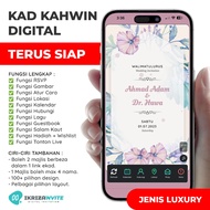 [TERUS SIAP]* - KAD KAHWIN DIGITAL - EKAD / ECARD - JENIS LUXURY