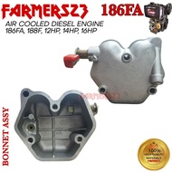 ◄✱BONNET ASSY 186FA AIR COOLED DIESEL ENGINE 12HP, 14HP, 16HP