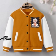 JAKET ANAK VARSITY BASEBALL KEREN LUFFY GEAR 5 JAKCET ANAK LAKI LAKI PEREMPUAN UMUR 2 - 12 TAHUN