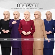 Baju Kurung Moden Mawar Plain Muslimah