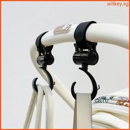 WIT 360 Degree Rotating Strollers Accessory Hanger Clip Hook Designing Easy Install
