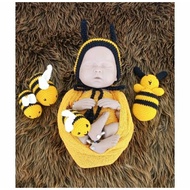 Bee Hat Bee Costume property Photo Newborn Bee Costume baby Photo props Newborn Bee Theme baby props