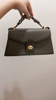 Gram&Co.香港設計師品牌/質感墨綠梯形包