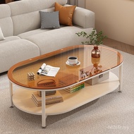 Table Tempered Glass Coffee Table Table Style 2025 Living Room High-End New Style Small Apartment Cr