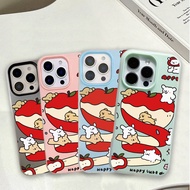 Red Apple Puppy Case 2 in 1 Case For Itel A90 S25 ULTRA P65 RS4 S23 S23+ POVA7 POP9 Hot40 Smart9 Hot