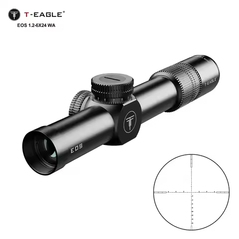 EOS 1.2-6X24 WA Tactical SFP Rifles Scope Air Gun Optics Hunting Rifle Cross Spotting Scope Suitable