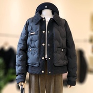Down Jacket 2023 Winter Female Small Age-Reducing Temperament Lapel White Duck Down Jacket ins Fashionable Fashion
