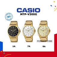 CASIO ORIGINAL MTP-V300G MEN ANALOGUE WATCH MTP-V300G