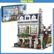 10243 Parisian Restaurant Building Blocks City Modular Buildings Toys Gifts for Boys and Girls