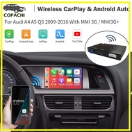 Wireless CarPlay Android Auto Interface for Audi A4 B8 A5 Q5 2009-2015 with AirPlay Mirror Link Car 