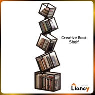 Book Shelf Metal Corner Display Shelf Creative Book Shelf