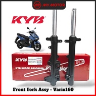 ORIGINAL KYB VARIO160 VARIO 160 FRONT FORK SET FRONT FORK SET ORI KAYABA VARIO160 BLACK DA3016/3017