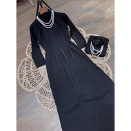 Black ao dai for party photography