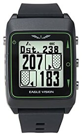 【未使用】【中古】 アサヒゴルフ ゴルフナビ GPS EAGLE VISION Watch3 時計型 EV-616 ブラック