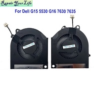 DC 5V Laptop CPU GPU Cooling Fan For Dell G16 7630 7635 G15 5530 Gaming Notebook Cooler Radiator EG7